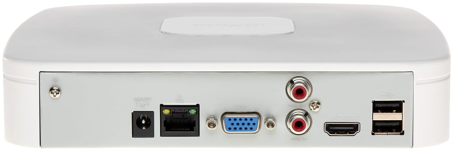 Dahua recorder 8-kanaals lite-AI zonder PoE 8-kanaals recorder De Securitywinkel
