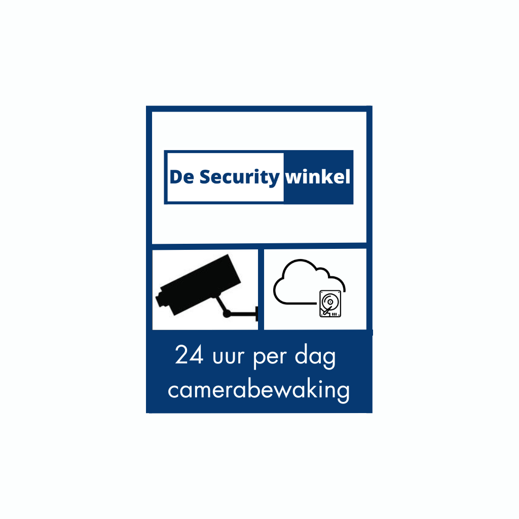 Camera beveiliging sticker De Securitywinkel