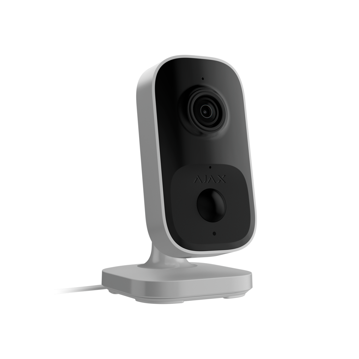 Ajax IndoorCam, binnencamera met AI en PIR, 4MP, Wi-Fi Wit De Securitywinkel