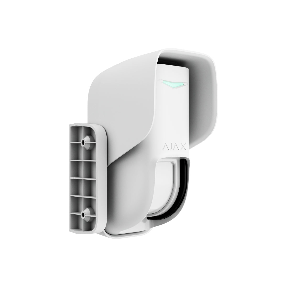 Ajax Curtain Outdoor Jeweller wit, draadloze buiten gordijndetector met dual technologie 12m, anti-mask, diervriendelijk, IP55 De Securitywinkel