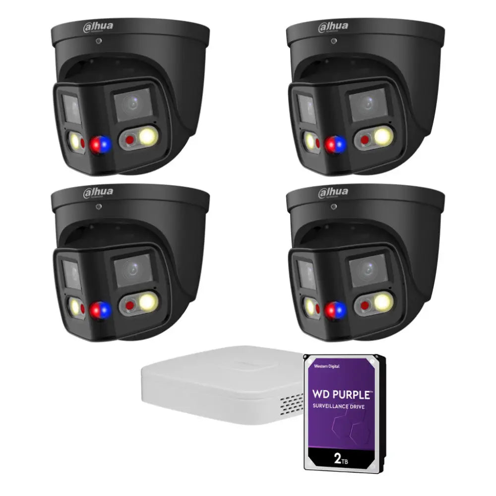 Dahua set 8MP 180° TioC compleet - set