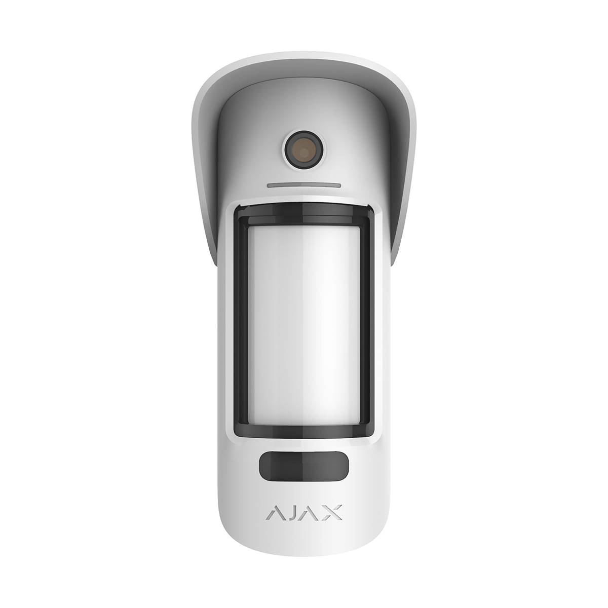 Ajax MotionCam Outdoor Jeweller wit, draadloze buiten Pircam 15m, 0,8 tot 1,3m hoogte, diervriendelijk, fotoverificatie bij alarm, IP55 De Securitywinkel