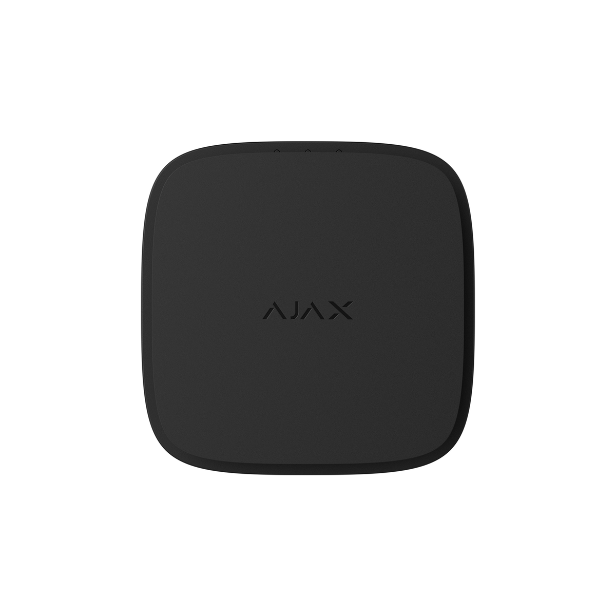 Ajax FireProtect 2 AC Jeweller zwart, draadloze branddetector, hitte en rook op netvoeding, EN14604 De Securitywinkel