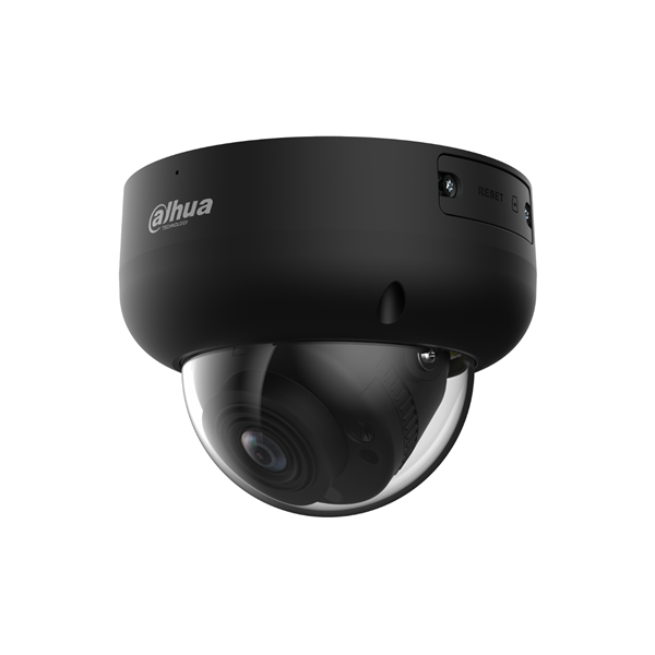 Dahua 8MP AI dome camera 2.8-12mm motorzoomlens IP camera zwart De Securitywinkel