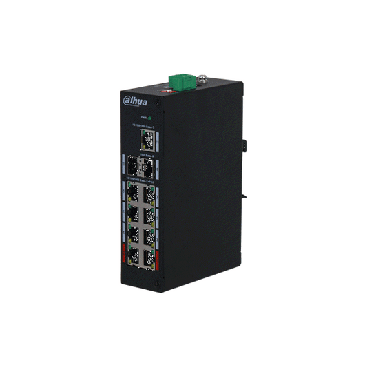 Dahua PFS3211-8GT-120 8x PoE 1Gbps 2xSFP + 1x uplink 120W 4 poort PoE switch De Securitywinkel
