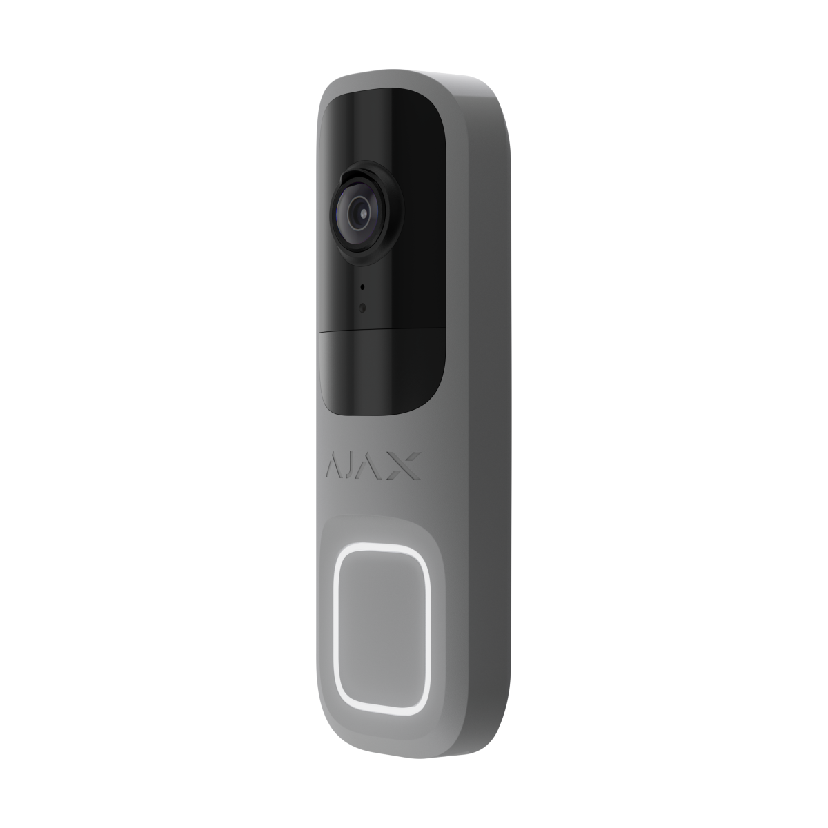 De AJAX videodeurbel - Ajax DoorBell, videodeurbel met AI en PIR, 4MP, Wi-Fi Grijs De Securitywinkel