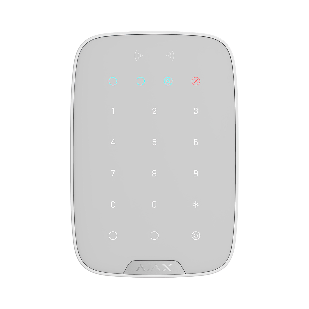 AJAX KeyPad Plus met druppels/tags alarmsysteem Wit De Securitywinkel