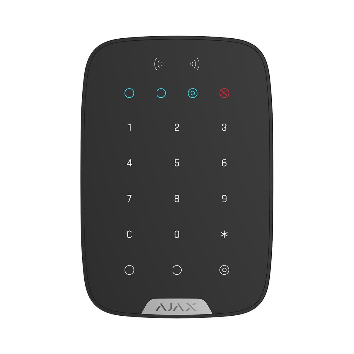 AJAX KeyPad Plus met druppels/tags alarmsysteem Zwart De Securitywinkel