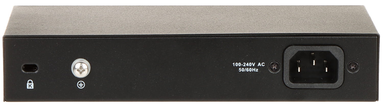 Dahua 4 kanaals PoE switch met 2 keer uplink De Securitywinkel
