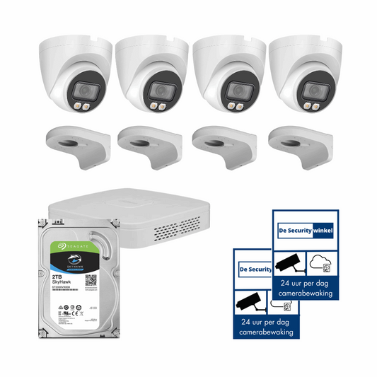 Dahua set 2MP Full-color compleet De Securitywinkel