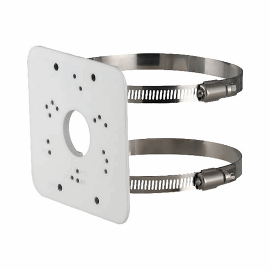 Paalmontage Paalbeugel wit De Securitywinkel