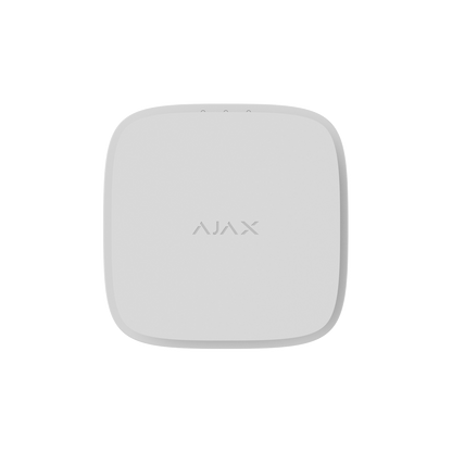 Ajax FireProtect 2 AC Jeweller zwart, draadloze branddetector, hitte en rook op netvoeding, EN14604 De Securitywinkel