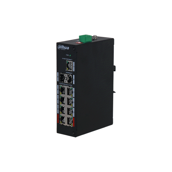 Dahua PFS3211-8GT-120 8x PoE 1Gbps 2xSFP + 1x uplink 120W 4 poort PoE switch De Securitywinkel