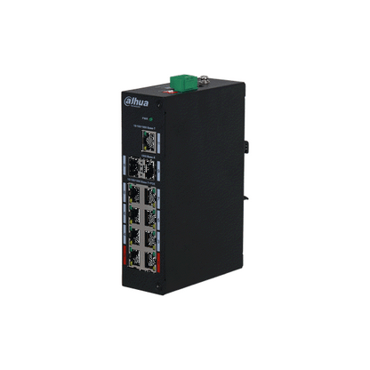 Dahua PFS3211-8GT-120 8x PoE 1Gbps 2xSFP + 1x uplink 120W 4 poort PoE switch De Securitywinkel